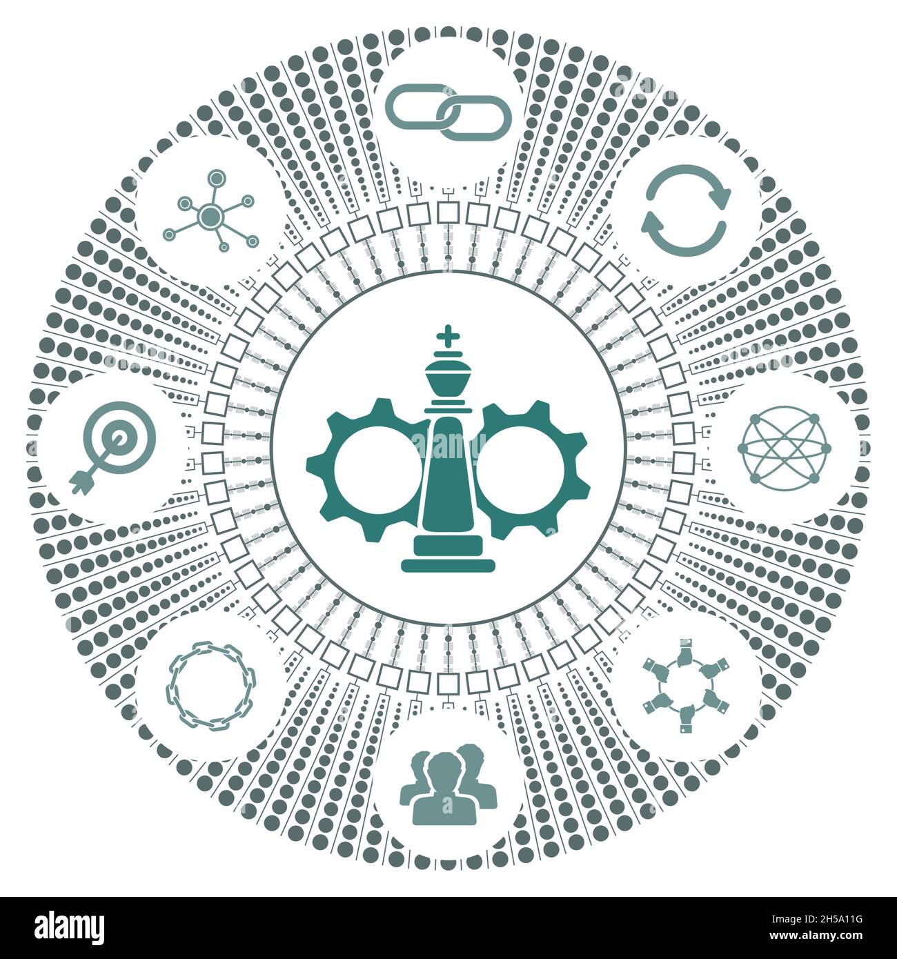 Strategic alliance icon hi-res stock photography and images - Alamy