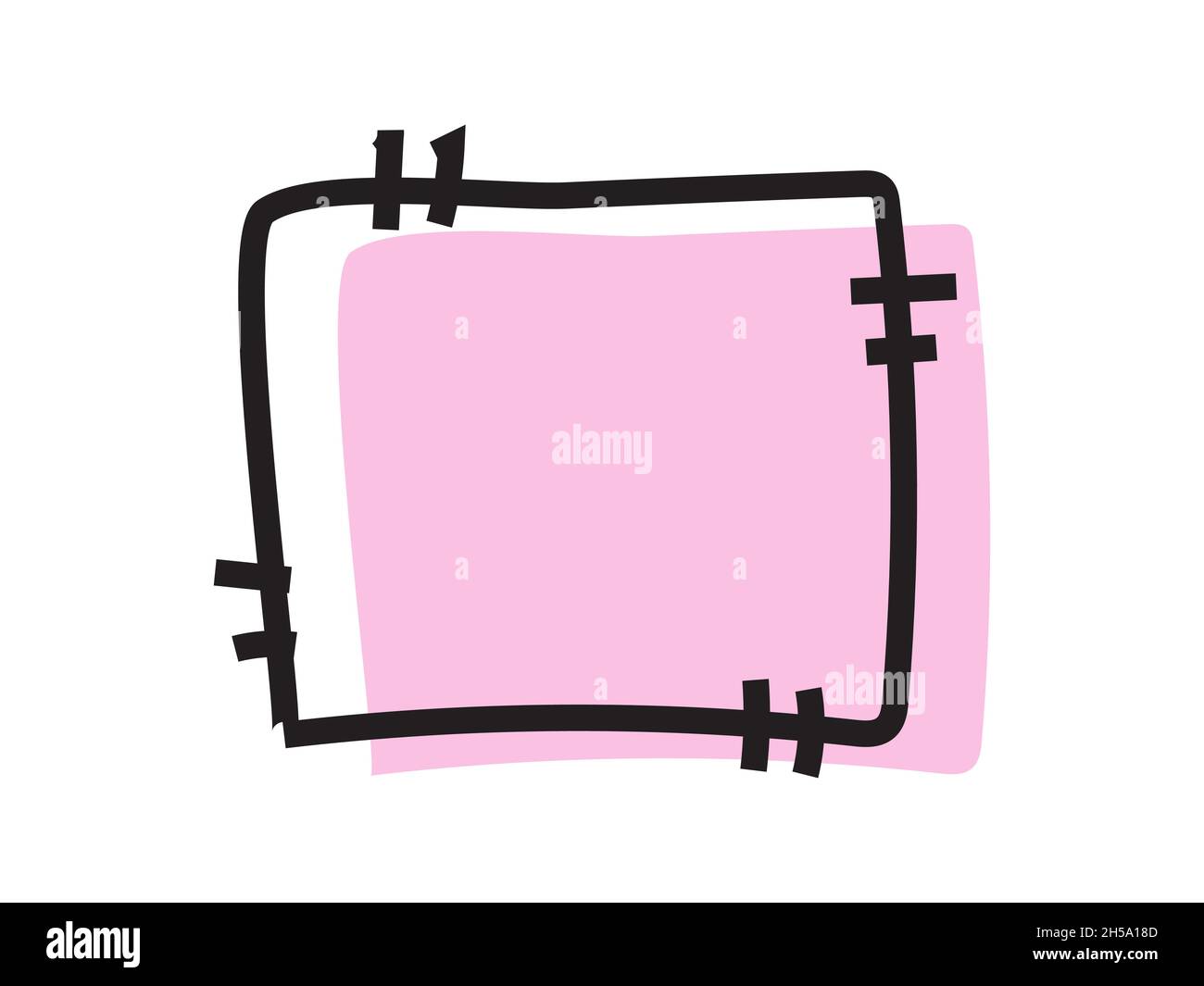 Bubble speech, hand drawn for insert text as cartoon.Vector Stock ...