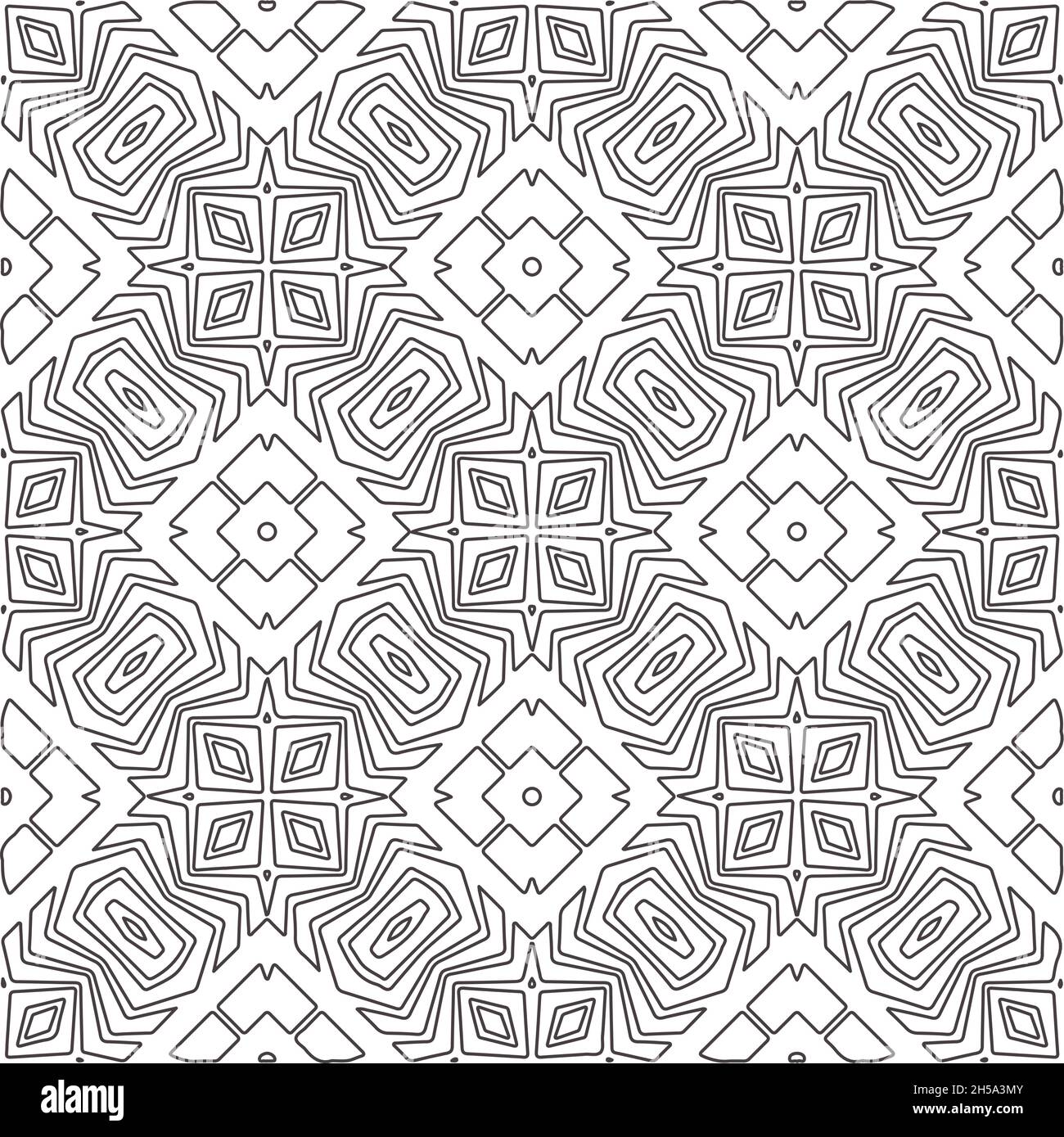 Repeating geometric tiles from striped elements.Modern geometric ...