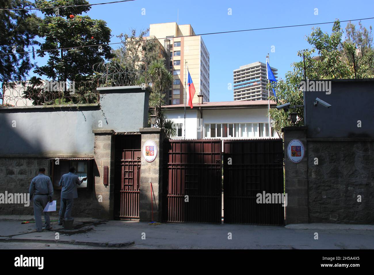 Addis Ababa, Ethiopia. 26th Oct, 2021. Embassy of the Czech Republic in