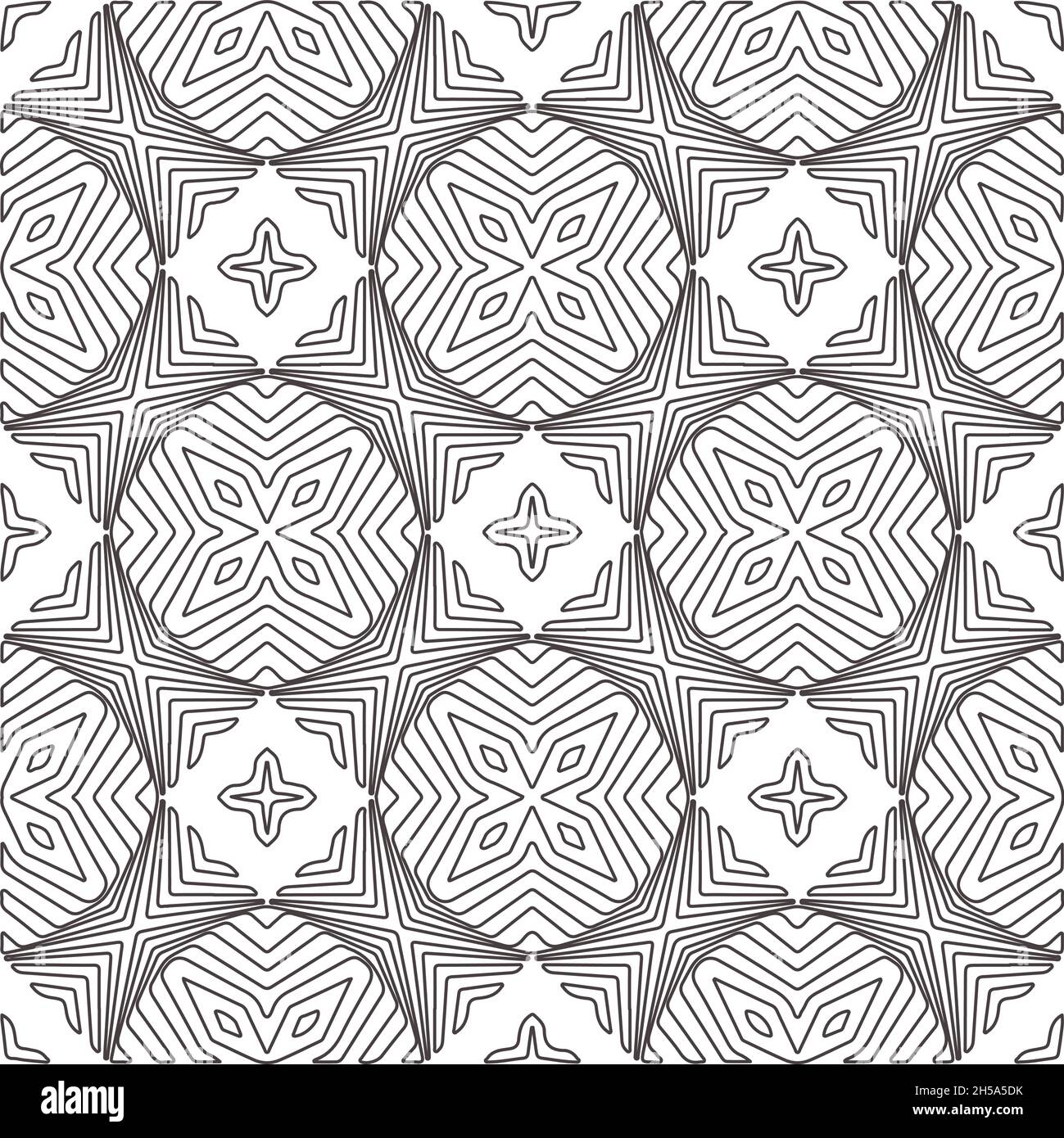 Repeating geometric tiles from striped elements.Modern geometric ...