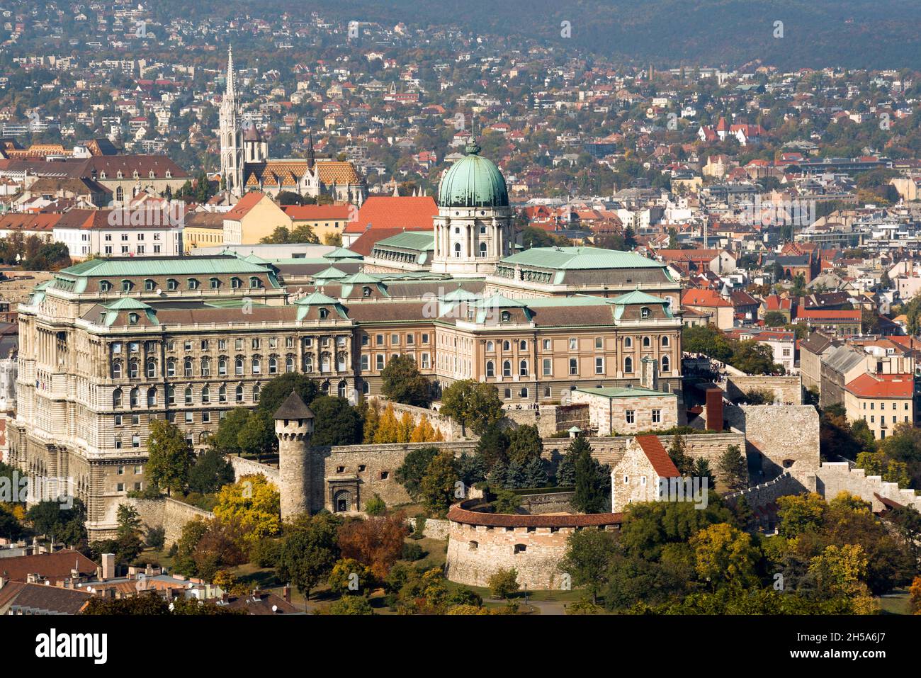 Royal Palace in Budapest Stock Photo