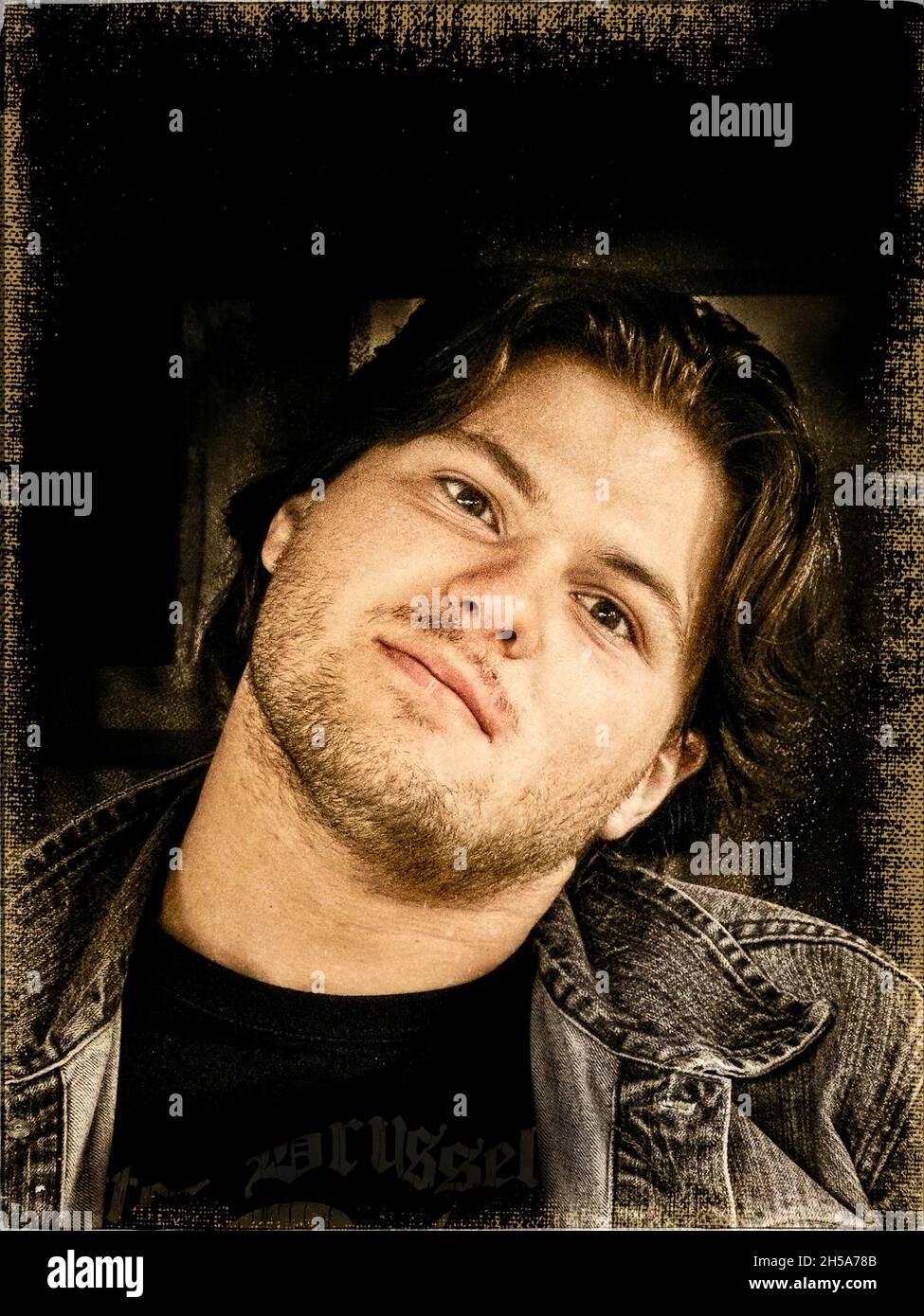 Portrait of a young man Stock Photo - Alamy