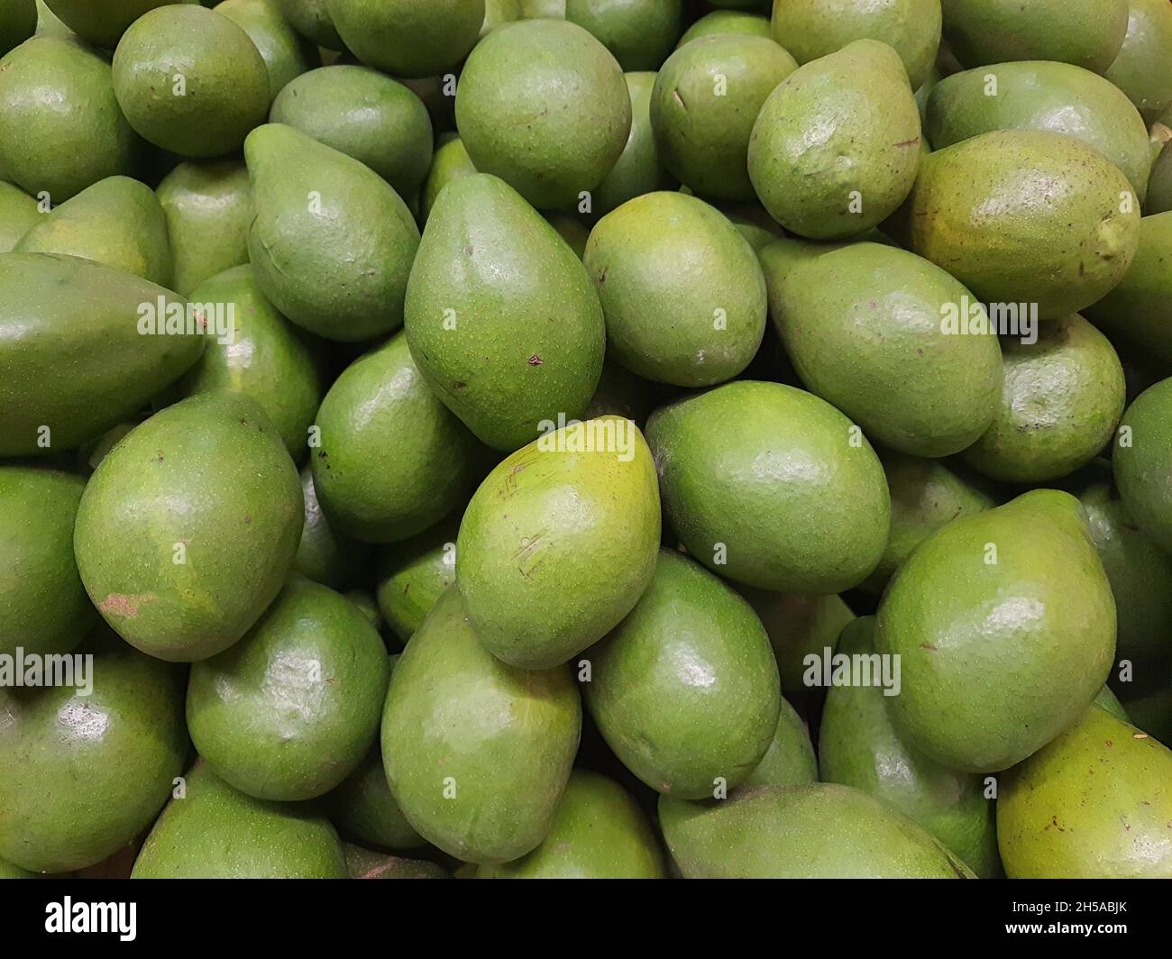 Avocados, in a market, full screen Stock Photo