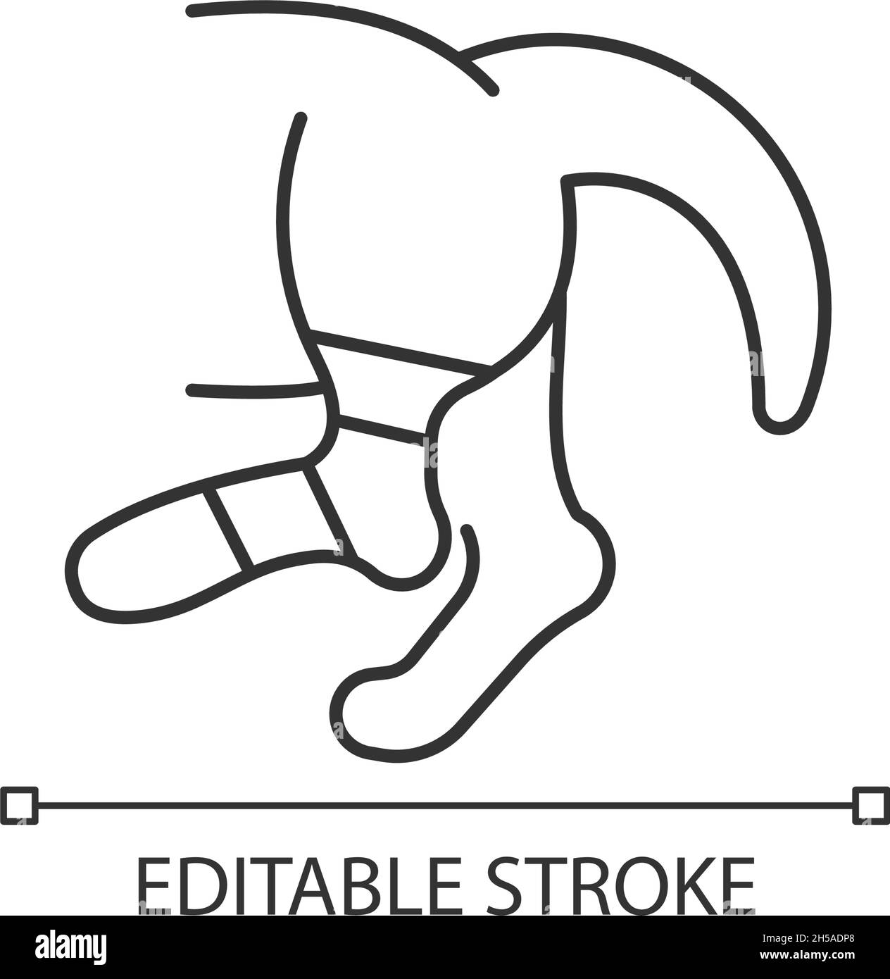 Pet sprain linear icon Stock Vector Image & Art - Alamy