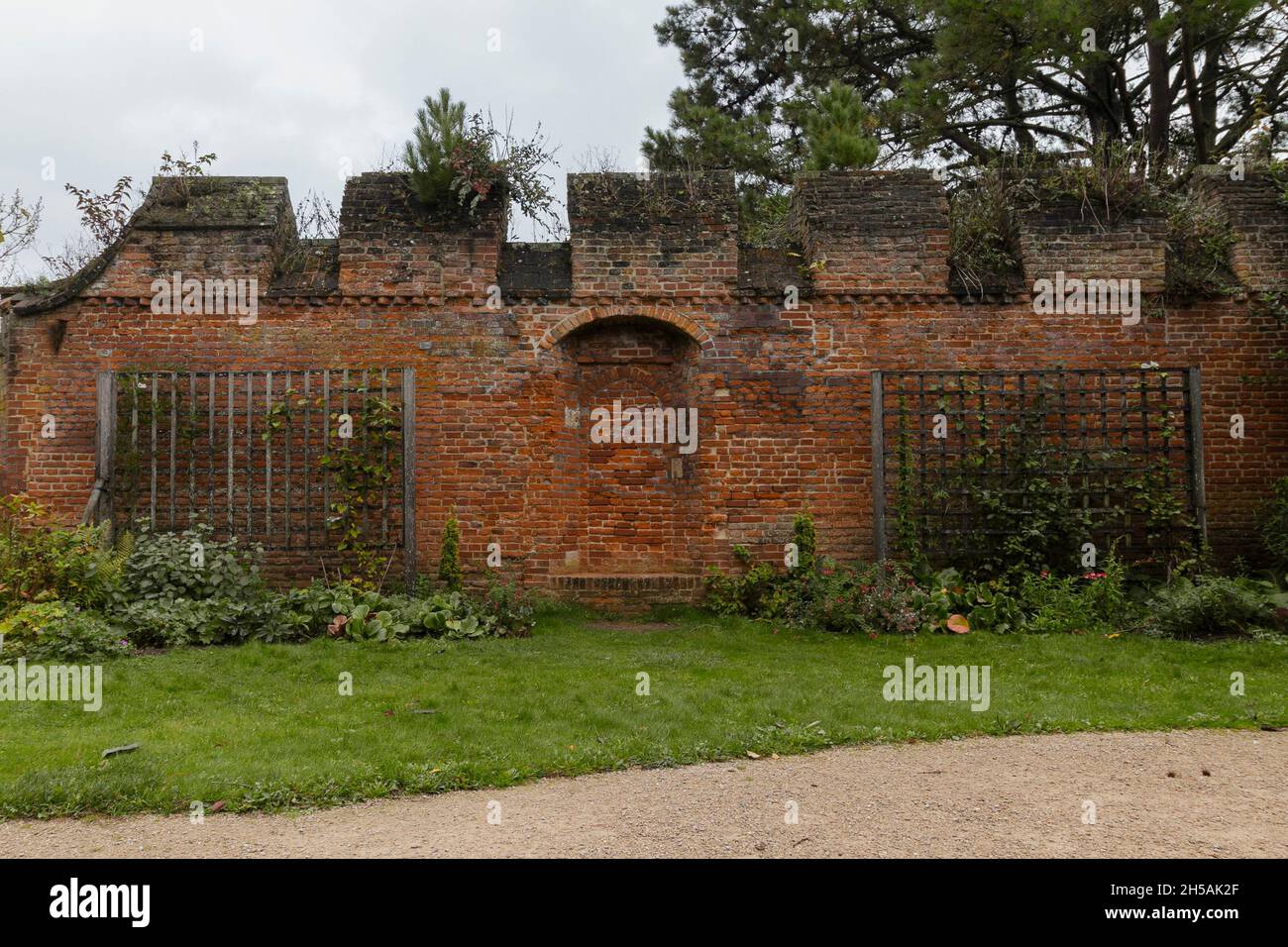 The gardens in Chichester, West Sussex, Autumn 2021 Stock Photo