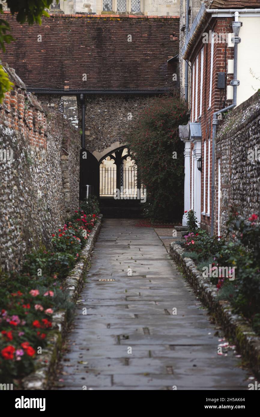 Chichester Cathedral, West Sussex, UK in the Autumn 2021 Stock Photo ...