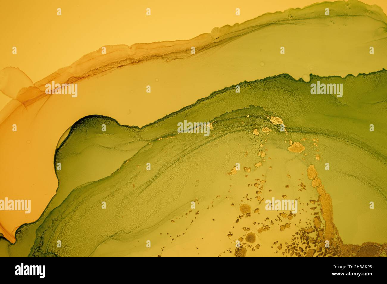Gold Fluid Art. Marble Abstract Illustration Stock Photo - Alamy