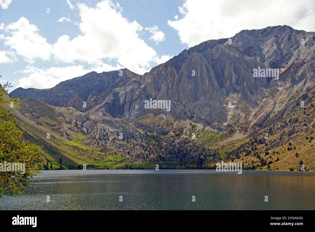 California, USA: Convict Lake and Mount Morrison in the Sierra Nevada mountains. Stock Photo