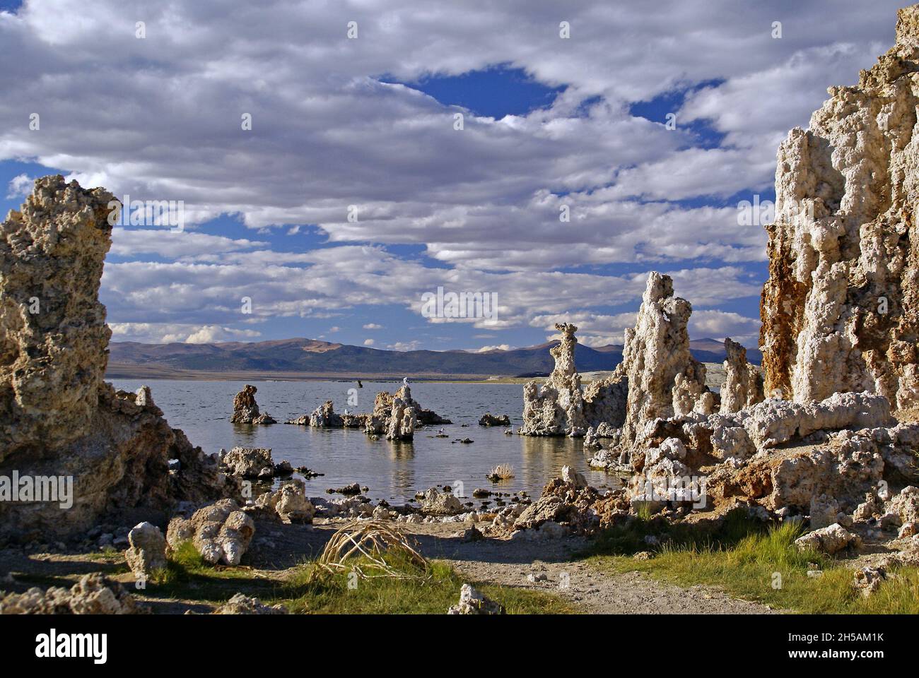 California, USA: Tufa formations at South Tufa, at Mono Lake near Lee Vining. Stock Photo