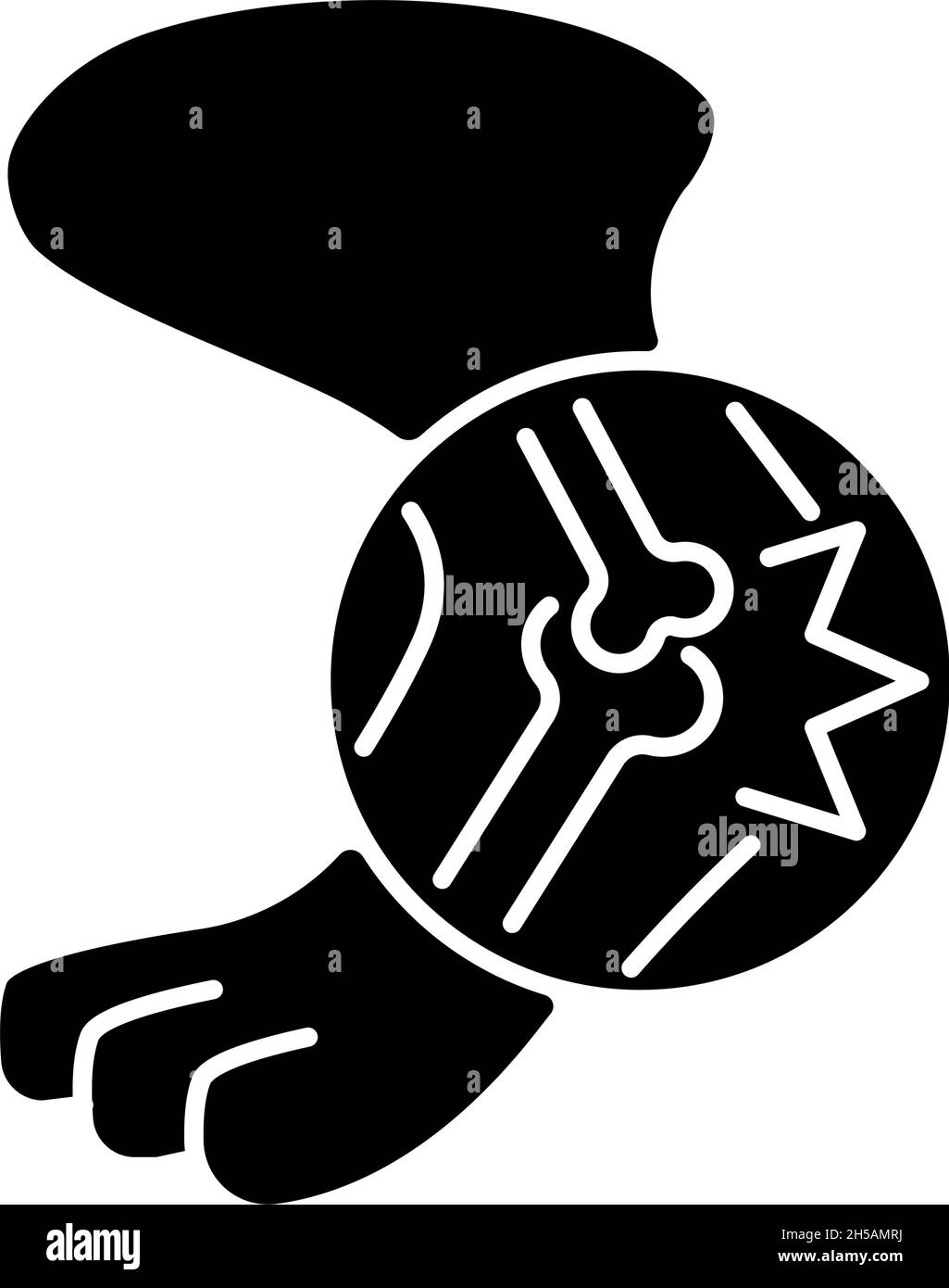 Arthritis black glyph icon Stock Vector Image & Art - Alamy