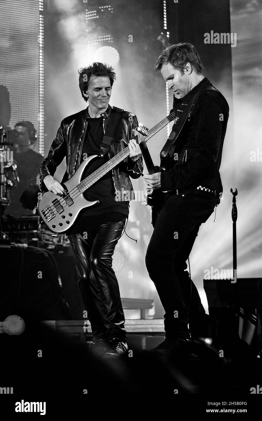 Duran Duran at Mtv Music Week Milano, Piazza Duomo 24 Oct 2015 Stock Photo