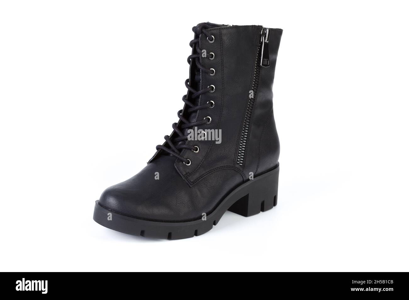 Woman ankle boots isolated on white background Stock Photo - Alamy