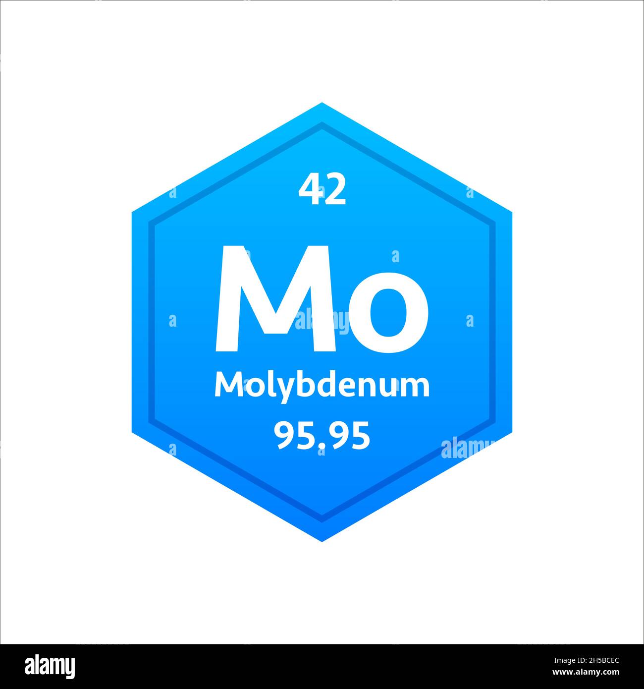 Molybdenum Symbol Chemical Element Of The Periodic Table Vector Stock Illustration Stock 2013