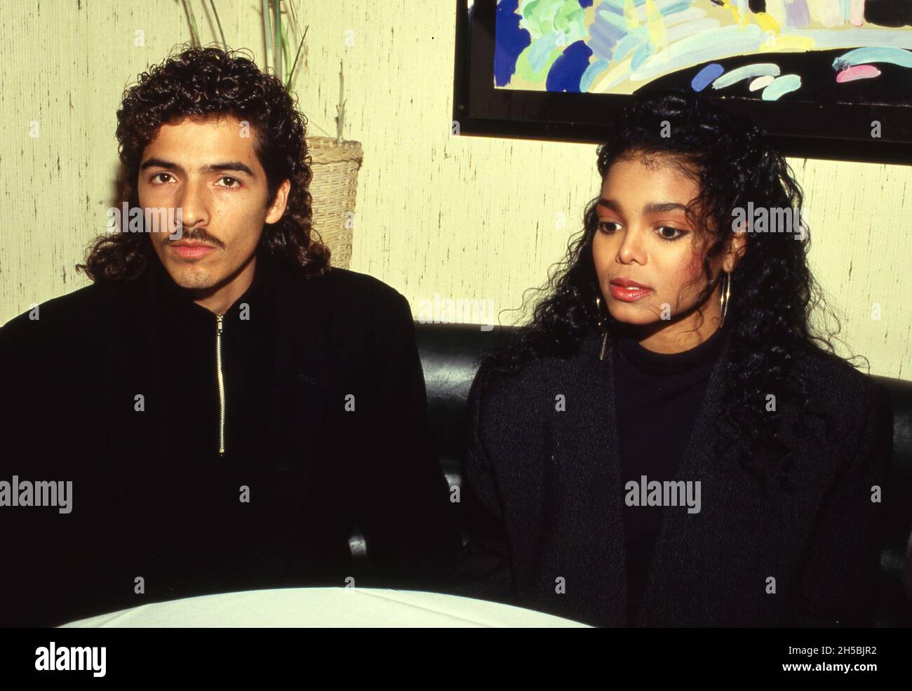 Janet Jackson and Rene Elizondo Circa 1986 Credit: Ralph Dominguez