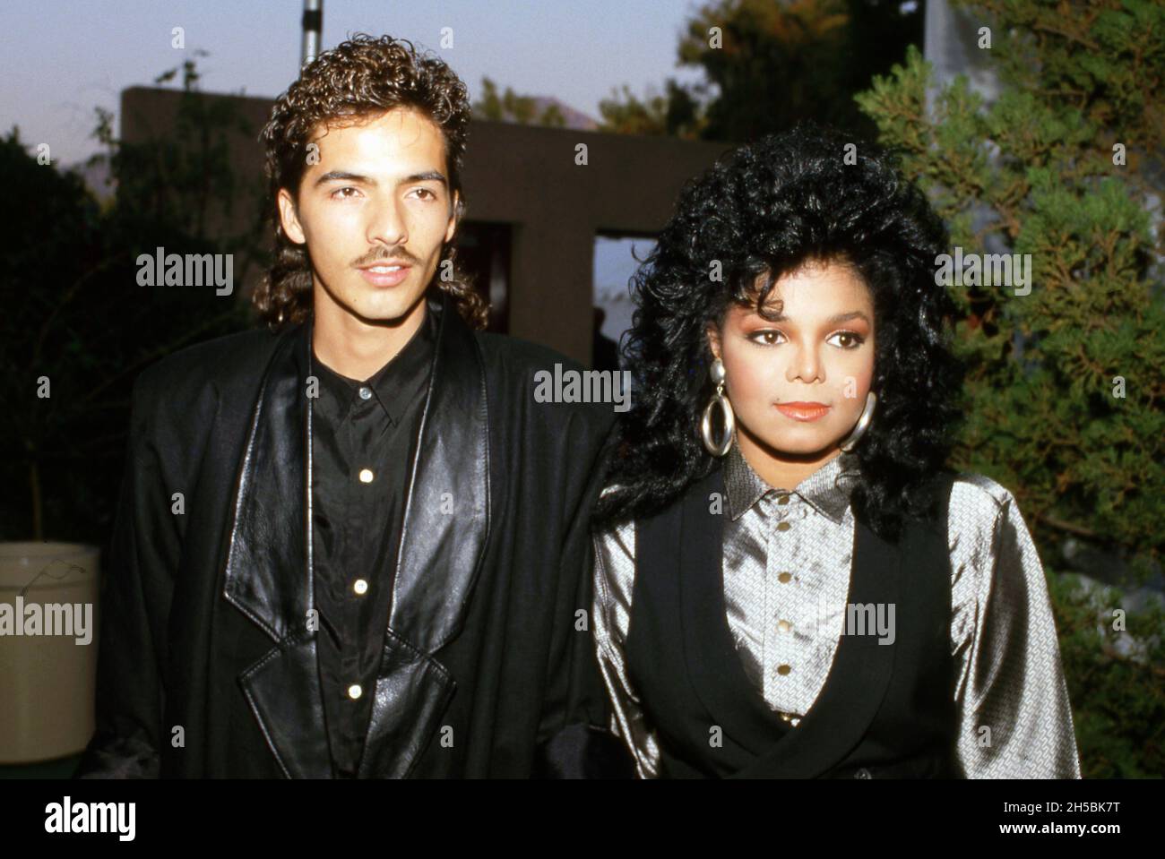 Janet Jackson and Rene Elizondo September 1986 Credit: Ralph Dominguez