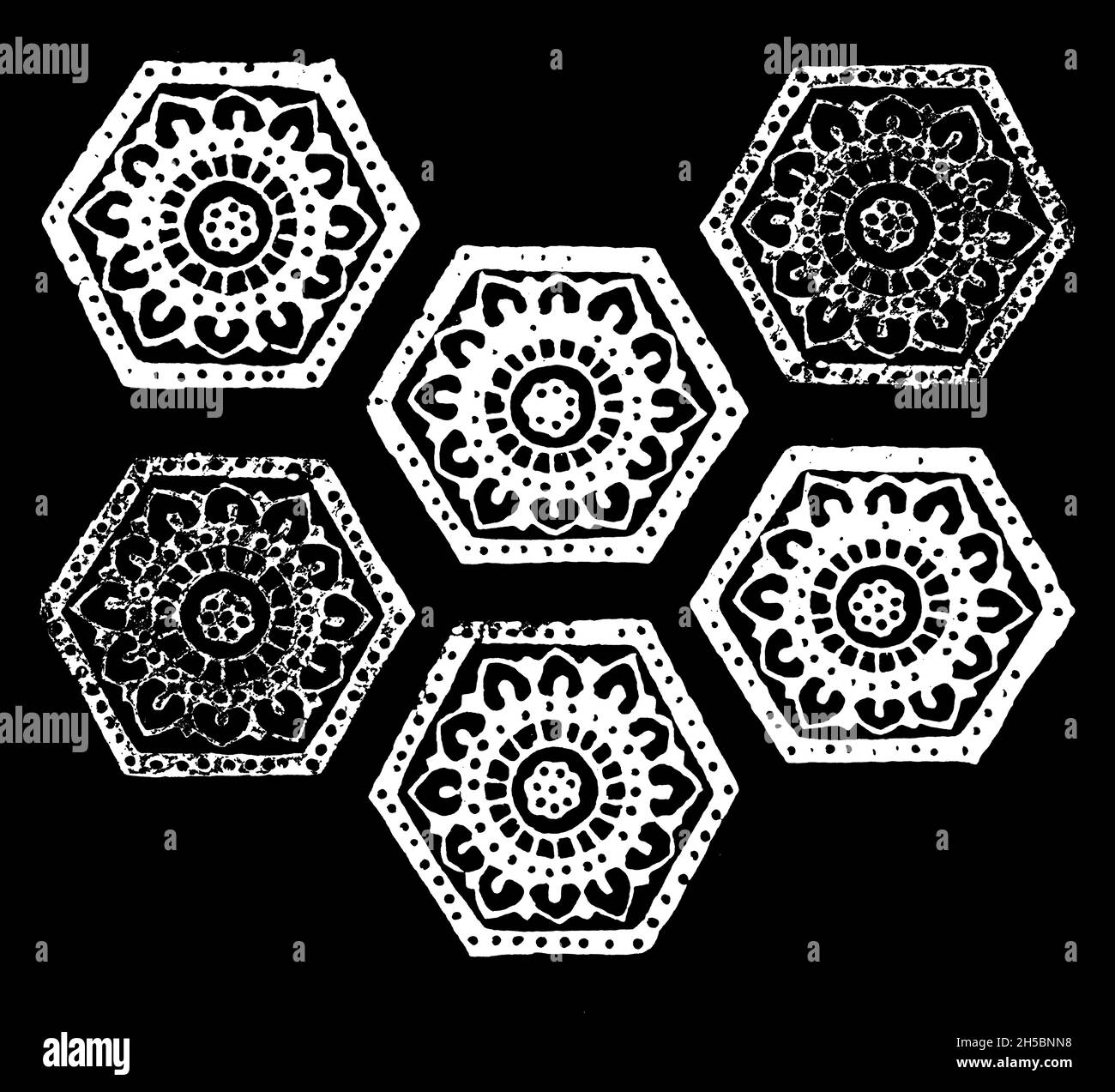 Indian wood block printing Black and White Stock Photos & Images Alamy