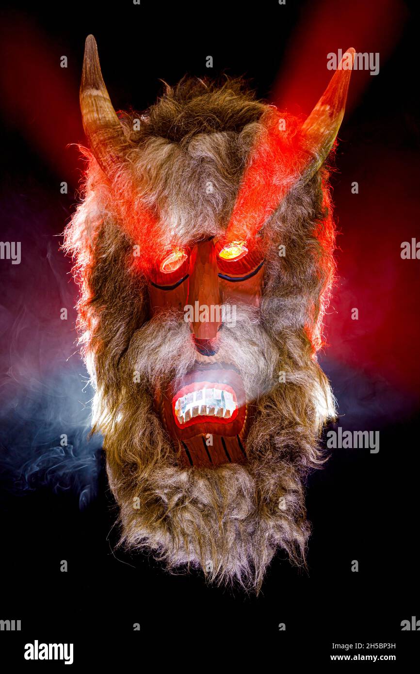 A devils mask vor carnival and halloween Stock Photo