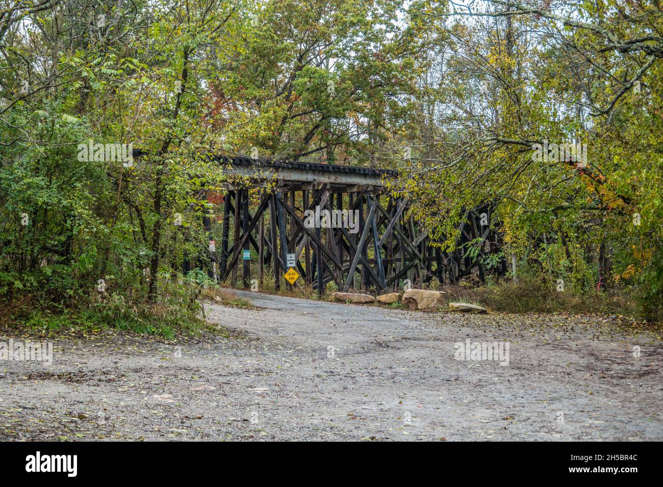 Old wooden railroad bridge over hi-res stock photography and images - Alamy