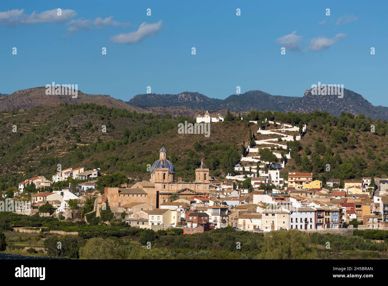 Sot le Ferrer, whitewashed Spanish village in the hills behind Valencia