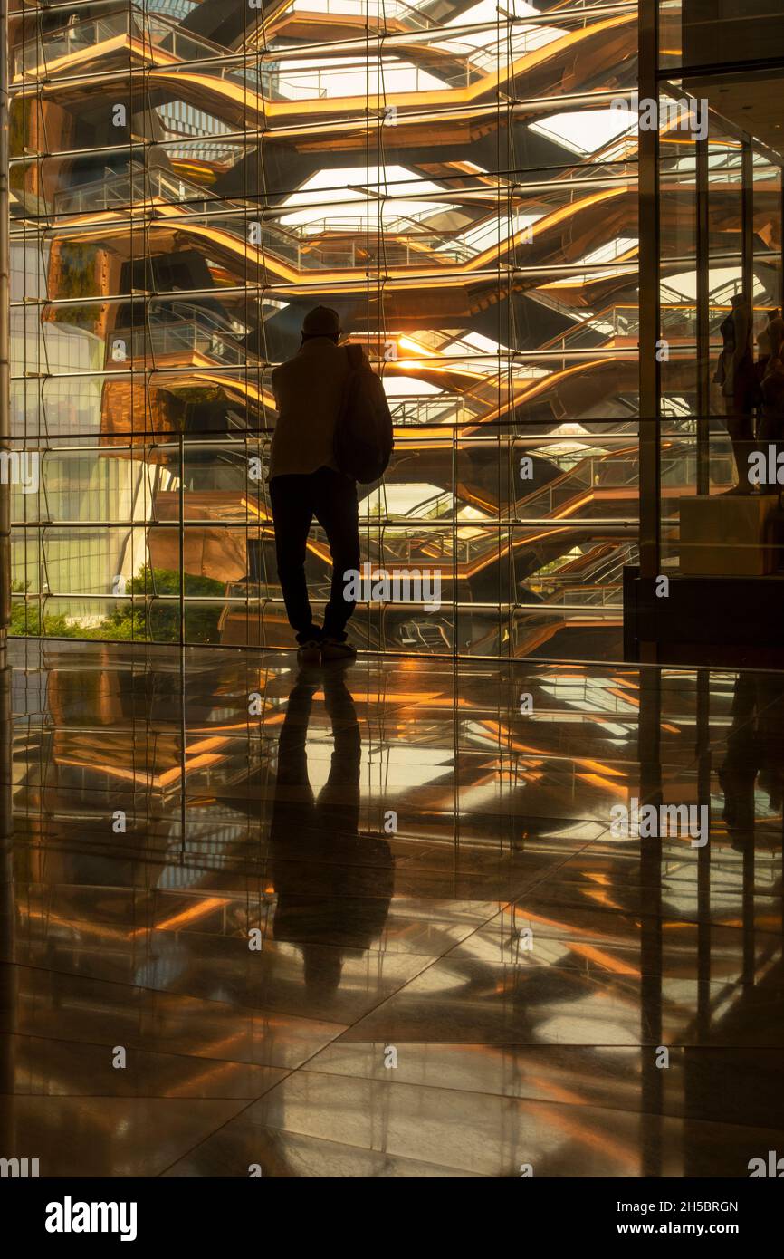 The Vessel sculpture in Hudson yards Chelsea NYC Stock Photo Alamy