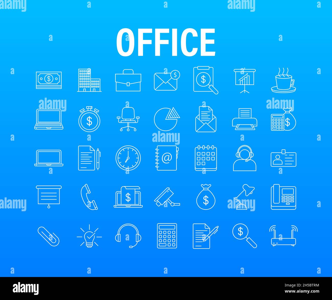 Office icon.  icon set. Office, great design for any purposes