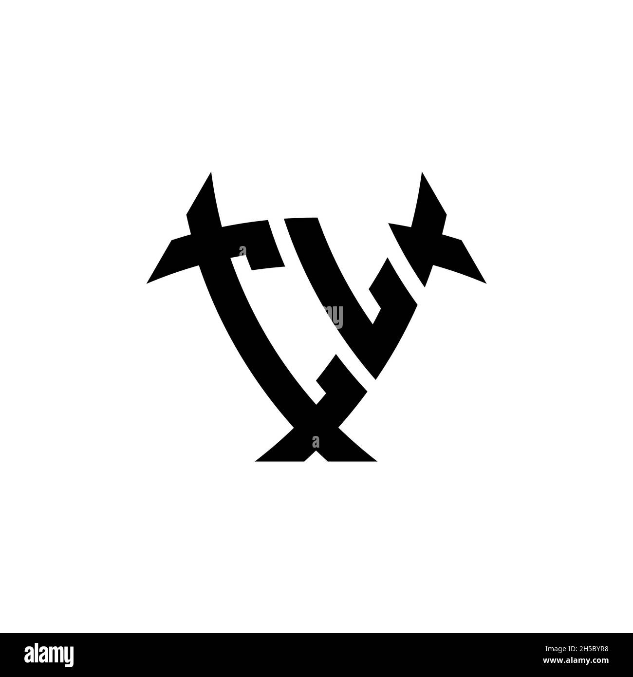 CL Monogram logo letter with triangle shield and circle shape style ...