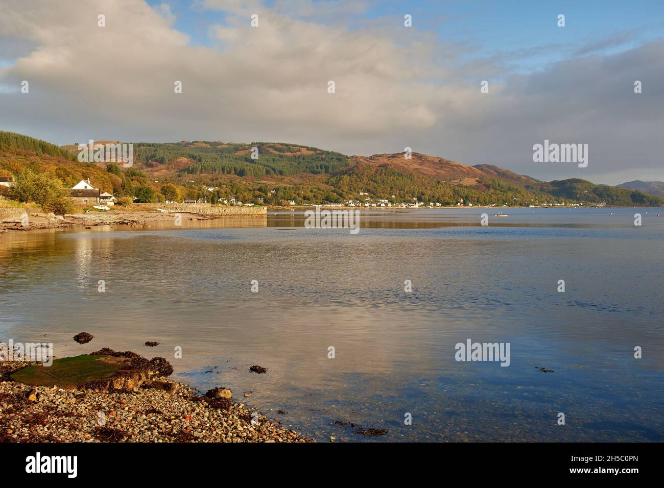 the-kyles-of-bute-with-the-village-of-tighnabruaich-in-the-background