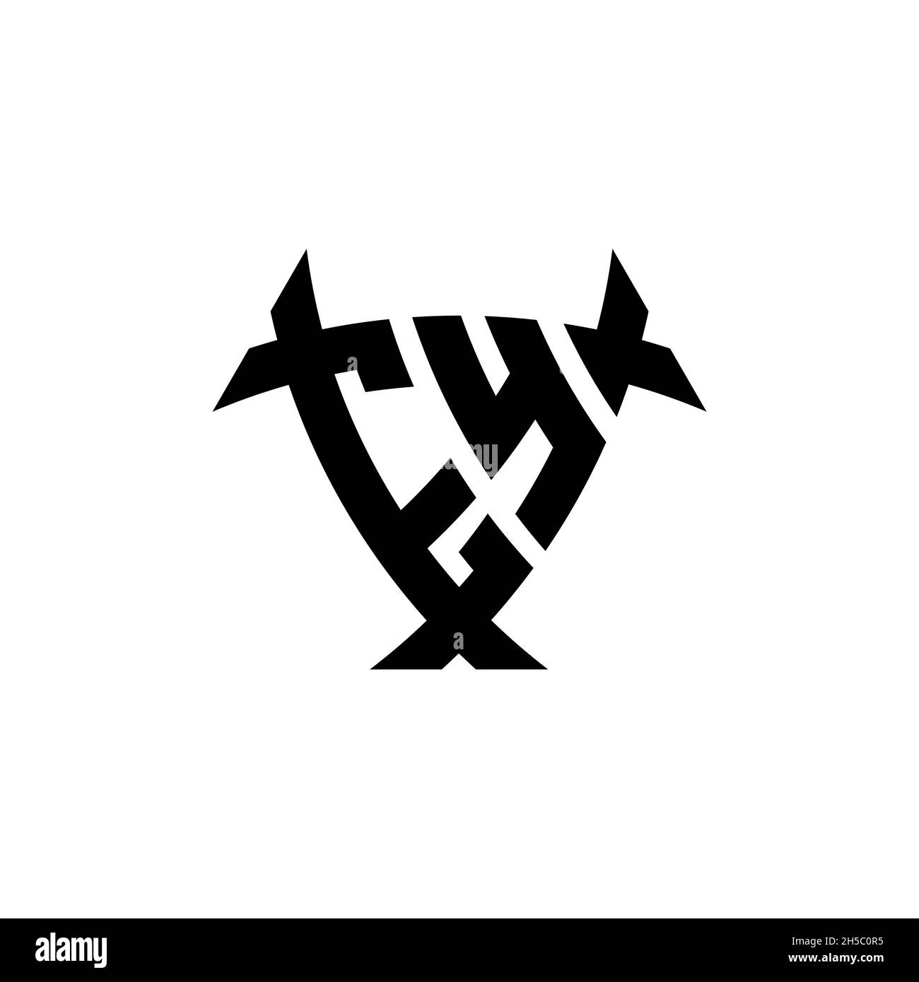 EY Monogram logo letter with triangle shield and circle shape style ...