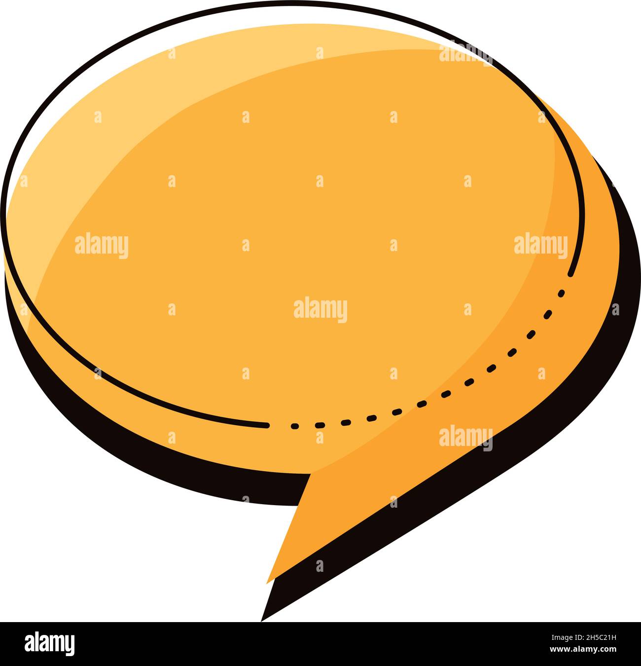 great yellow bubble over white Stock Vector Image & Art Alamy