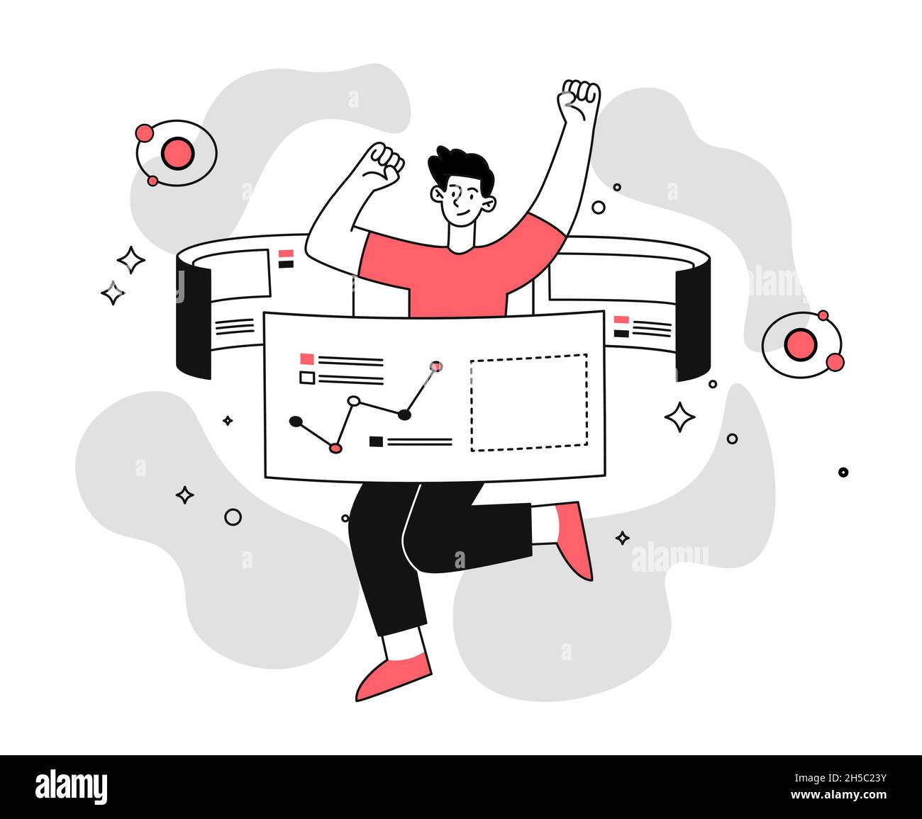 Data analysis concept Stock Vector Image & Art - Alamy