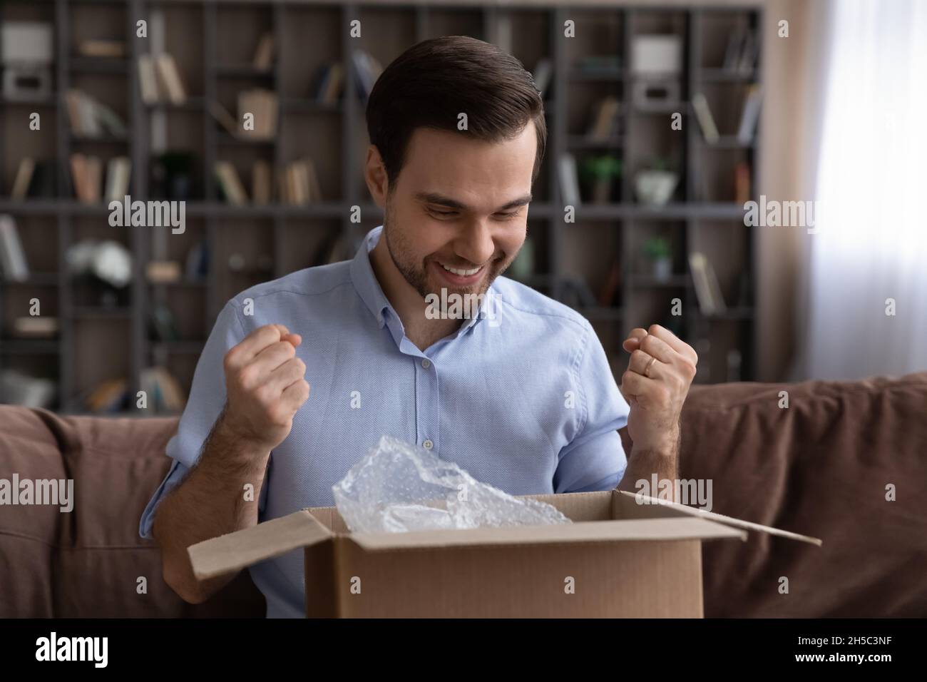 Happy amazed excited joyful hi res stock photography and images Alamy