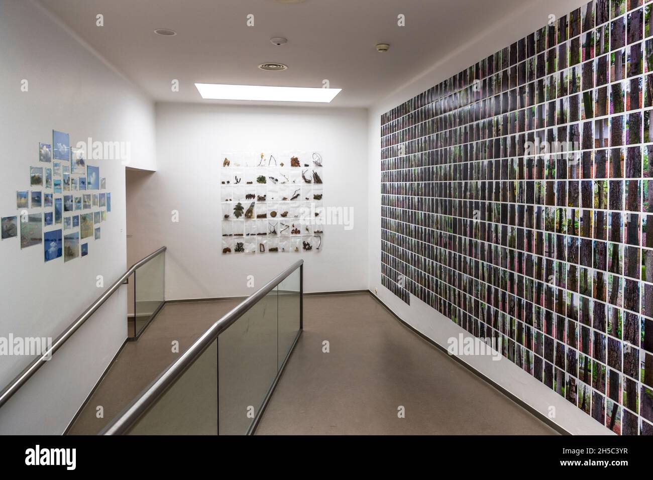 Accumulation of Things by Anne Geeene. Special exhibition in the Henry van de Velde Entrance of the Kröller-Müller Museum in Otterlo, Netherlands Stock Photo