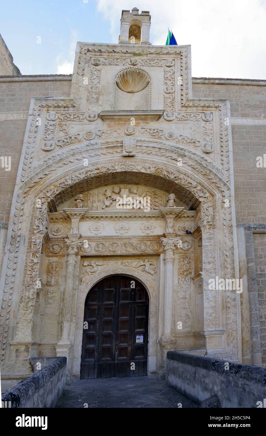 Copertino castle, Lecce, Apulia, Italy Stock Photo - Alamy