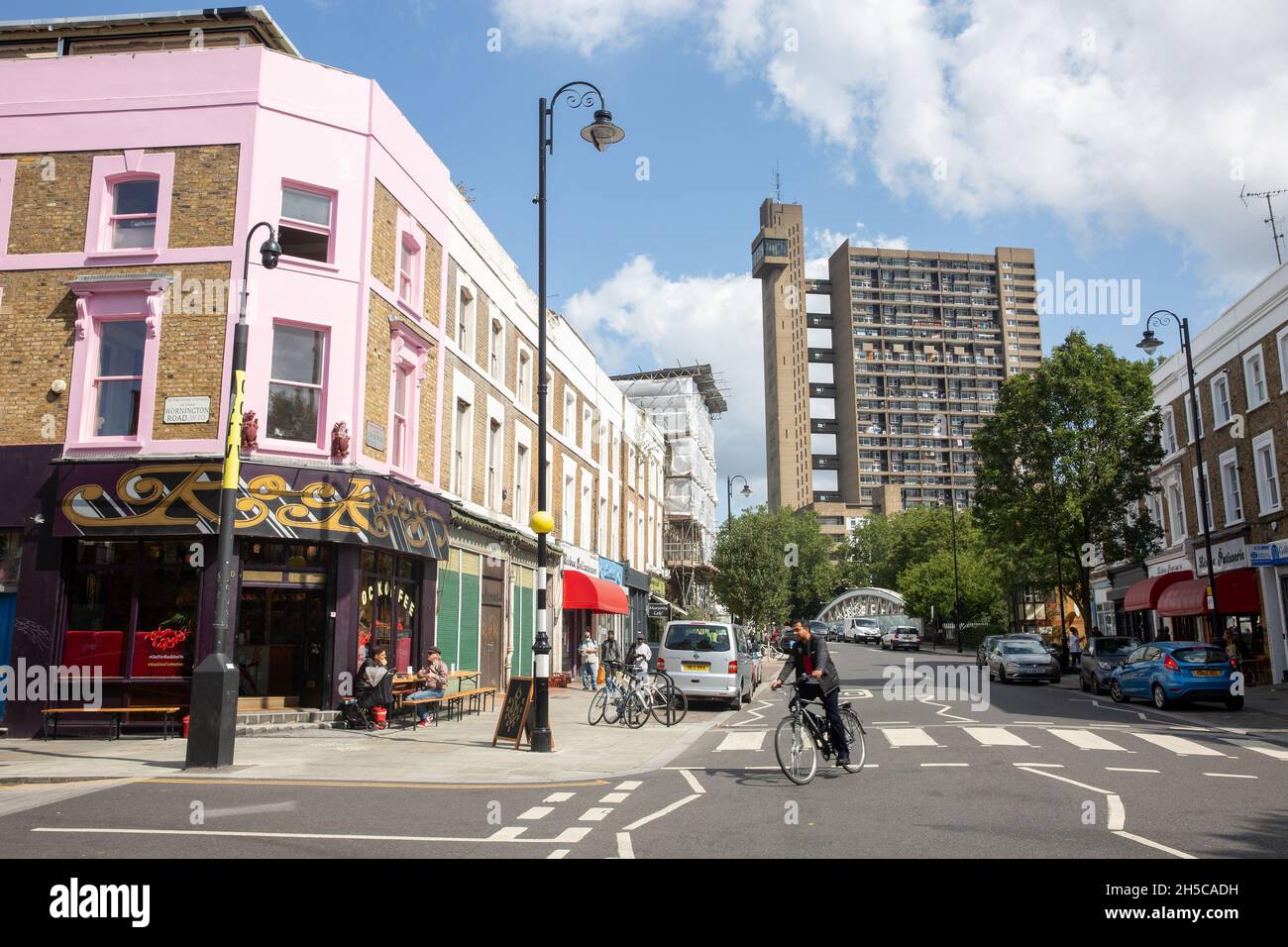 Golborne Road in West London, England. Photo SMP NEWS Stock Photo Alamy