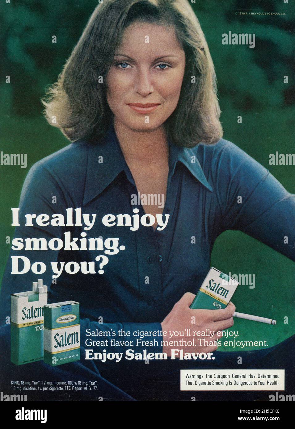 Salem cigarettes advertising hi-res stock photography and images - Alamy