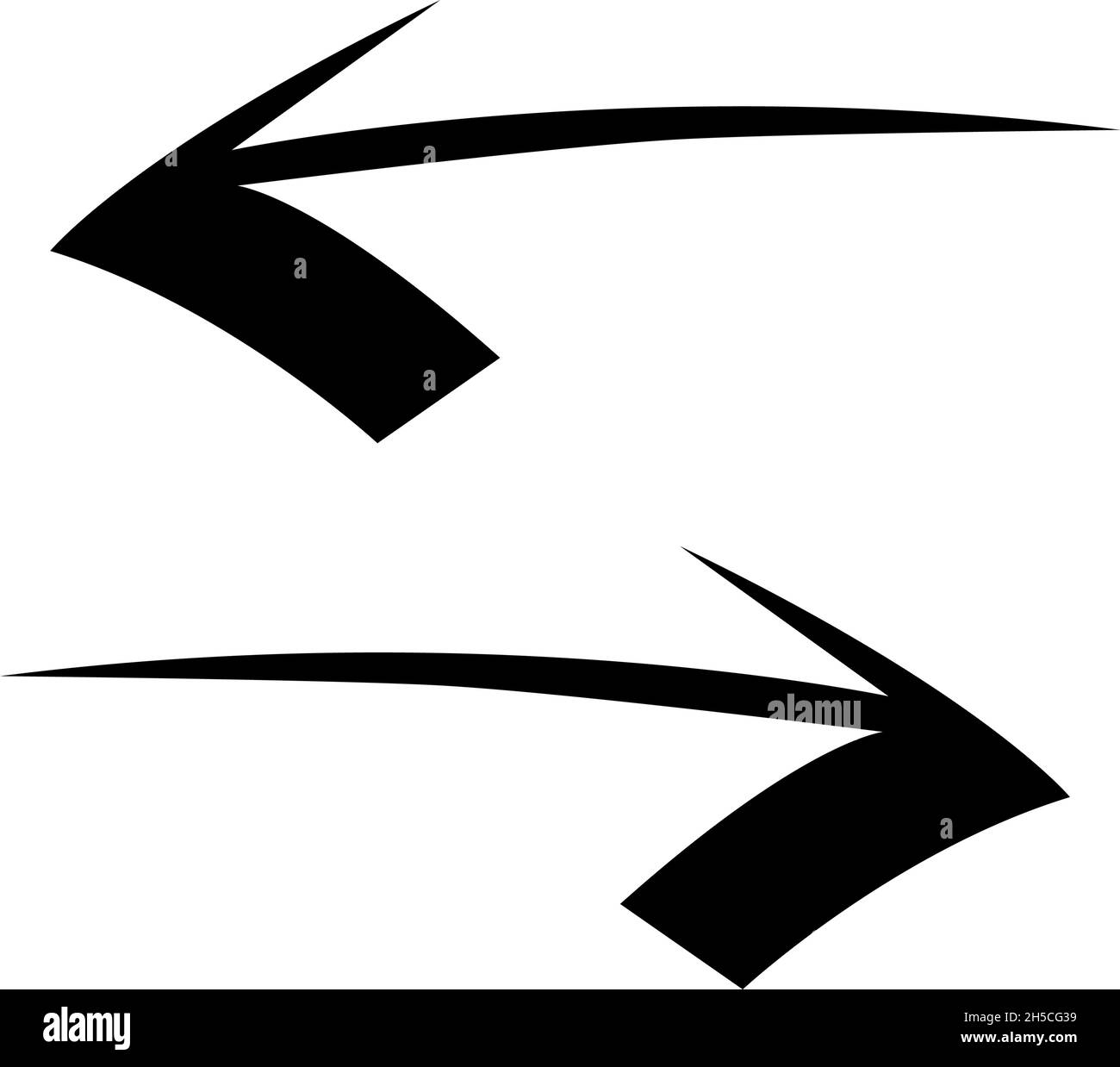 Refresh, Reload or Update icon with arrows. vector. Back Arrow Icon ...