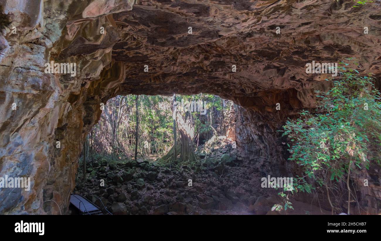 Undara Lava Tubes, Queensland, Australia Stock Photo Alamy