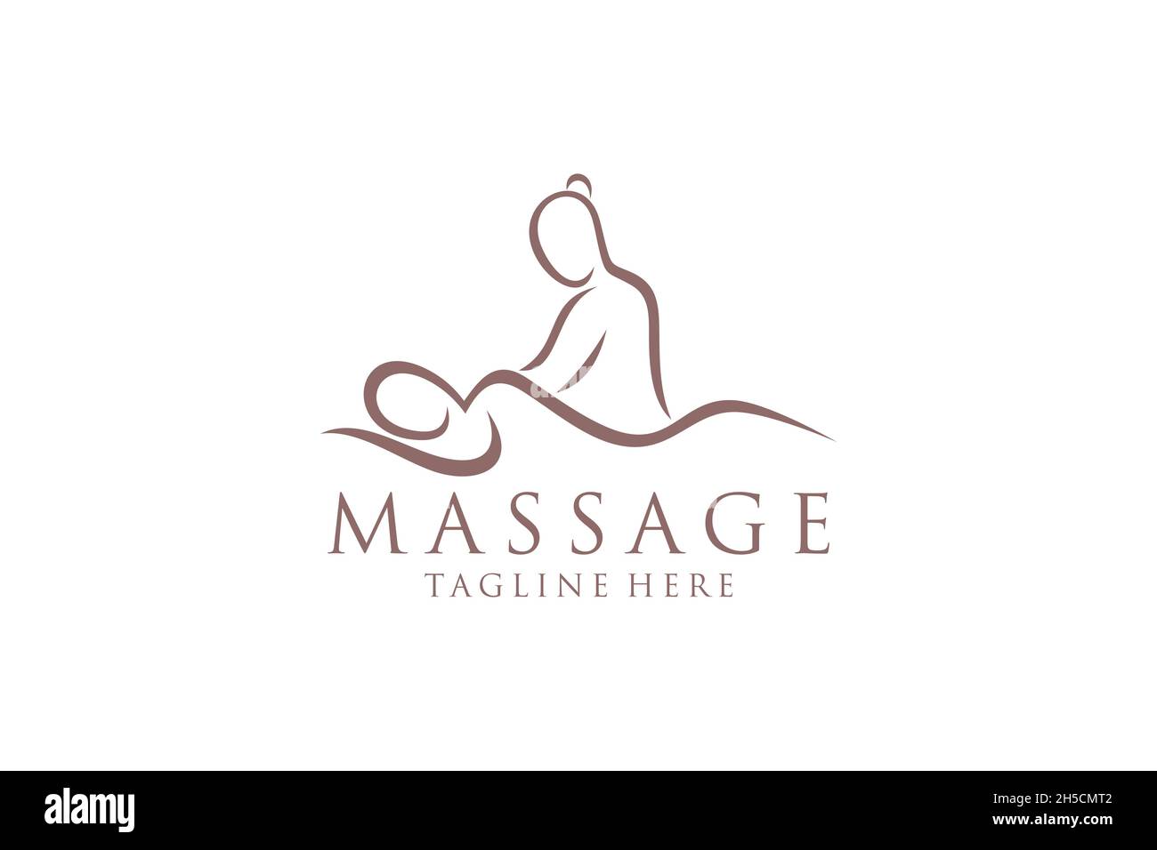 Body massage logo, Body Spa Centre icon, massage parlour, spa, relax, rejenuvate, essential oil, white background, vector Stock Vector