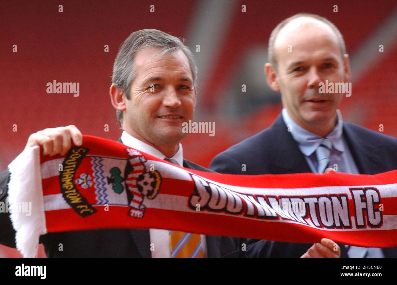 SOUTHAMPTON'S NEW MANAGEMENT TEAM BURLEY AND CLIVE WOODWARD. PIC