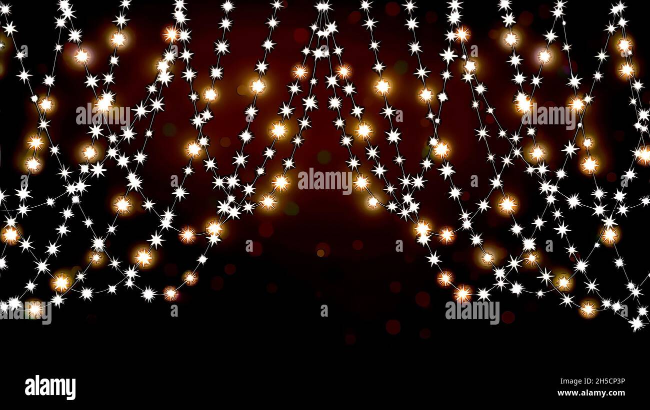 Christmas light decoration background Stock Photo Alamy
