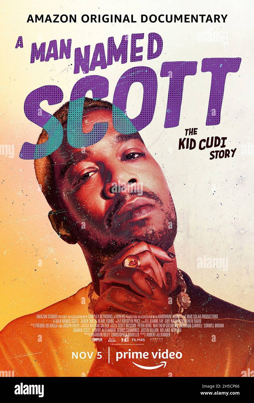 A MAN NAMED SCOTT, US poster, Scott Mescudi, aka Kid Cudi, 2021