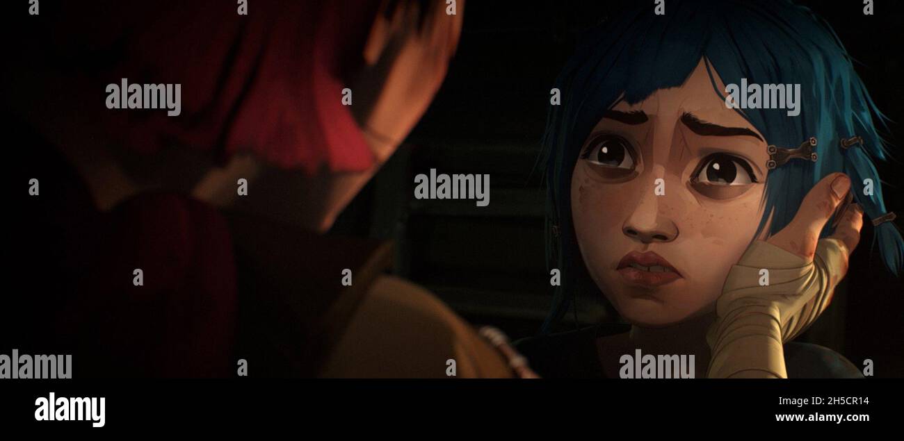 ARCANE, from left: Vi (voice: Hailee Steinfeld), Jinx (voice: Ella