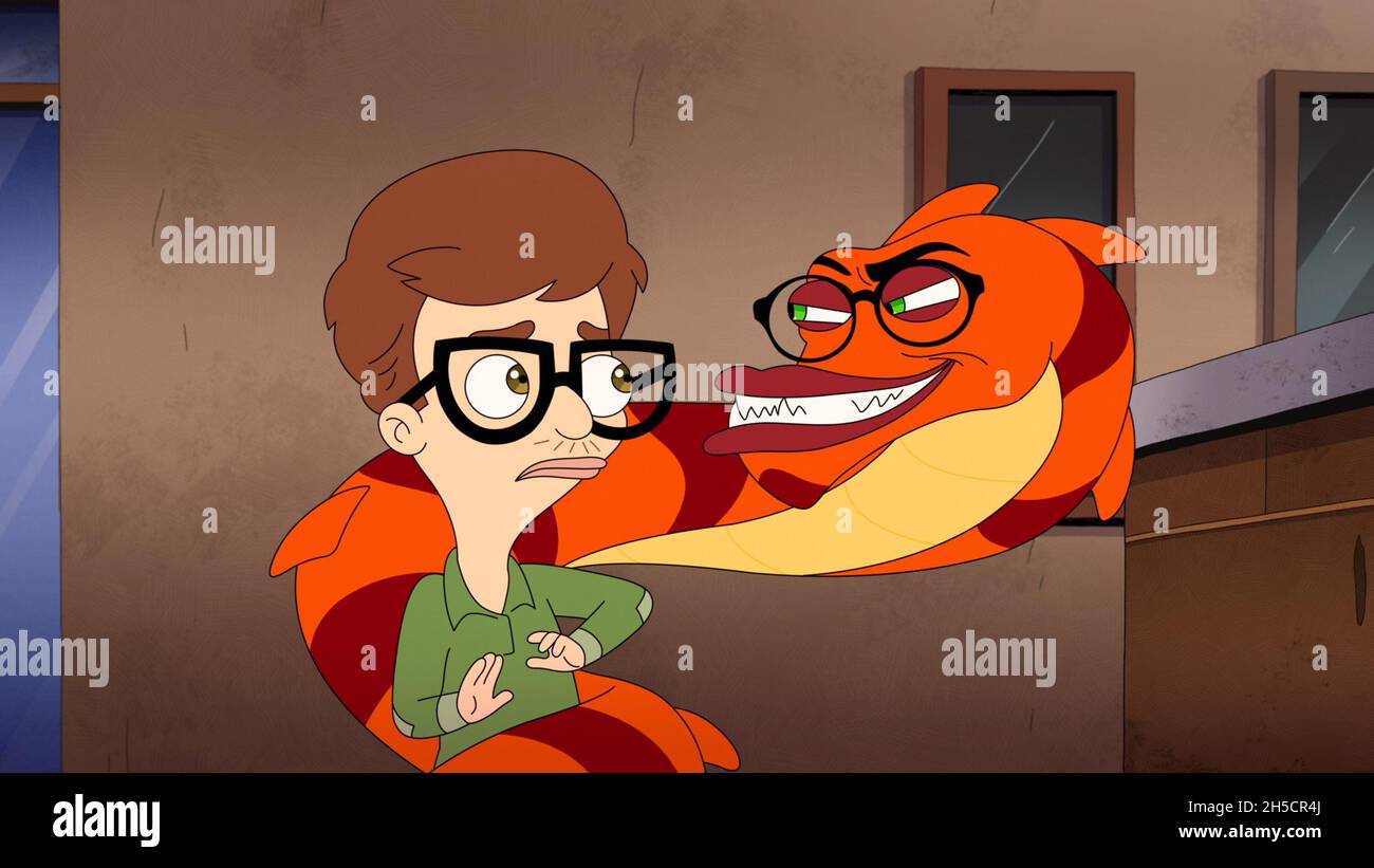 BIG MOUTH, from left Andrew Glouberman (voice John Mulaney), Walter