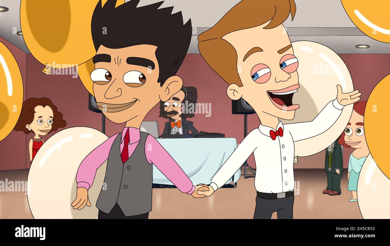 BIG MOUTH, from left Jay Bilzerian (voice Jason Mantzoukas), Matthew