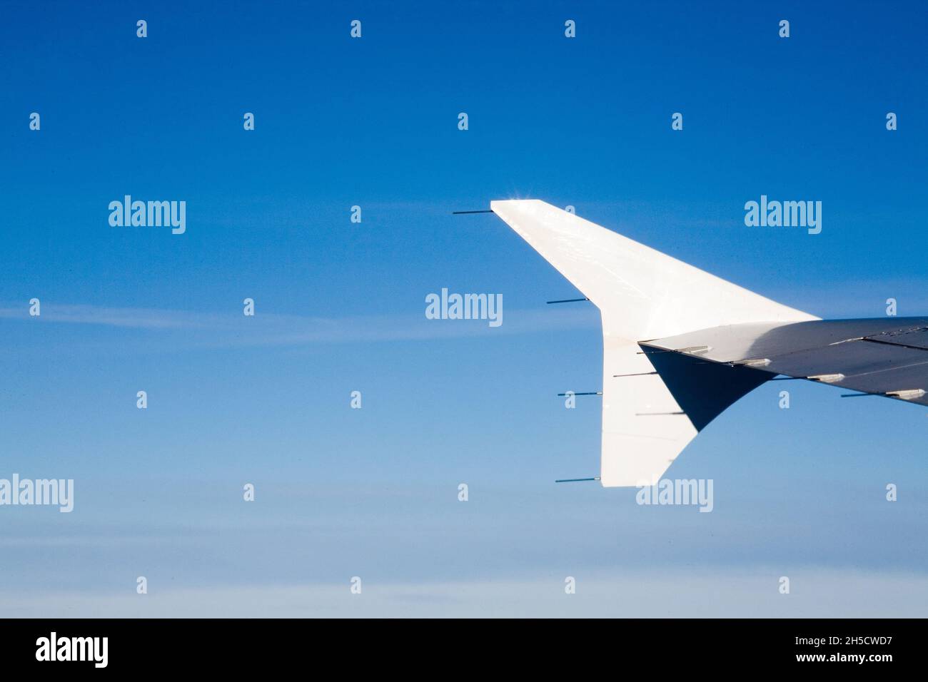 airfoil, rear view Stock Photo