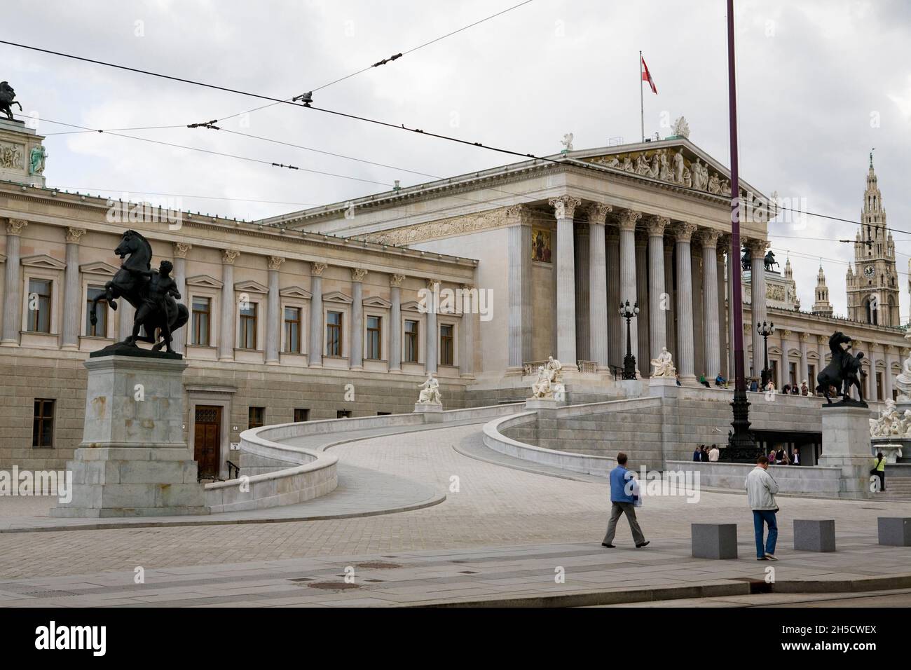 Parliament building in Vienna, Austria, Vienna Stock Photo