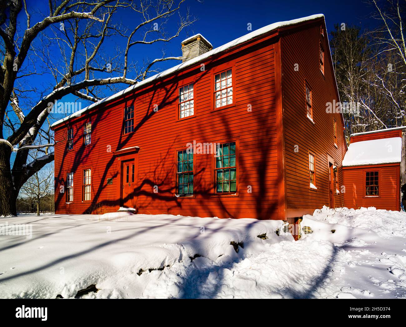 Edward Waldo House Scotland, Connecticut, USA Stock Photo Alamy