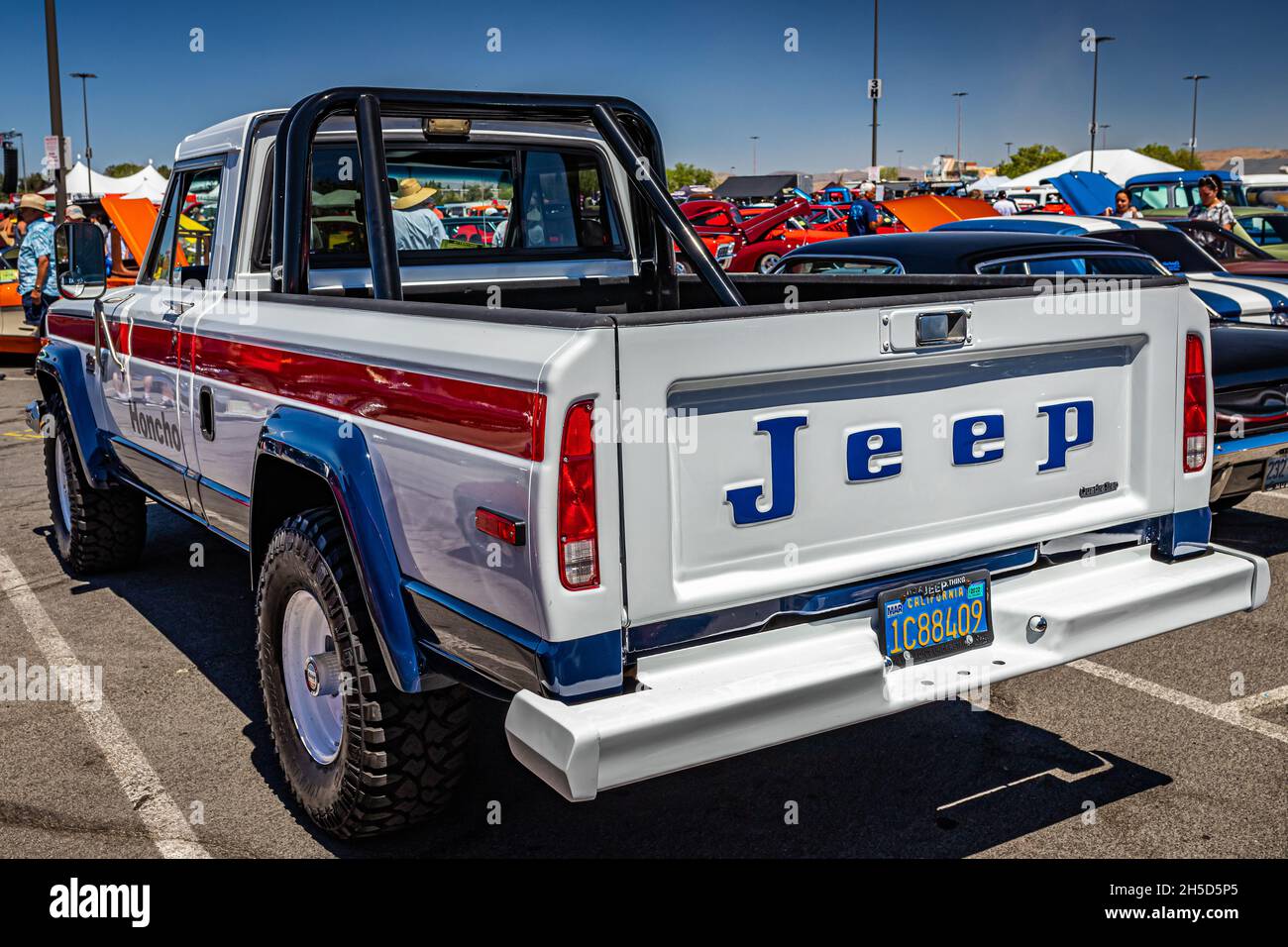 Reno, NV August 5, 2021 1976 Jeep J10 Honcho Pickup Truck at a local