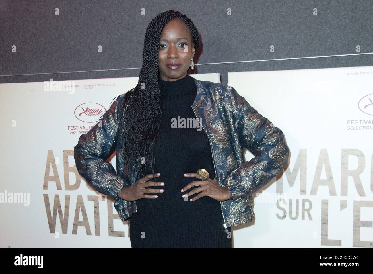 Awa Ly attending the Marcher Sur L'Eau Premiere at the MK2 Odeon Cinema